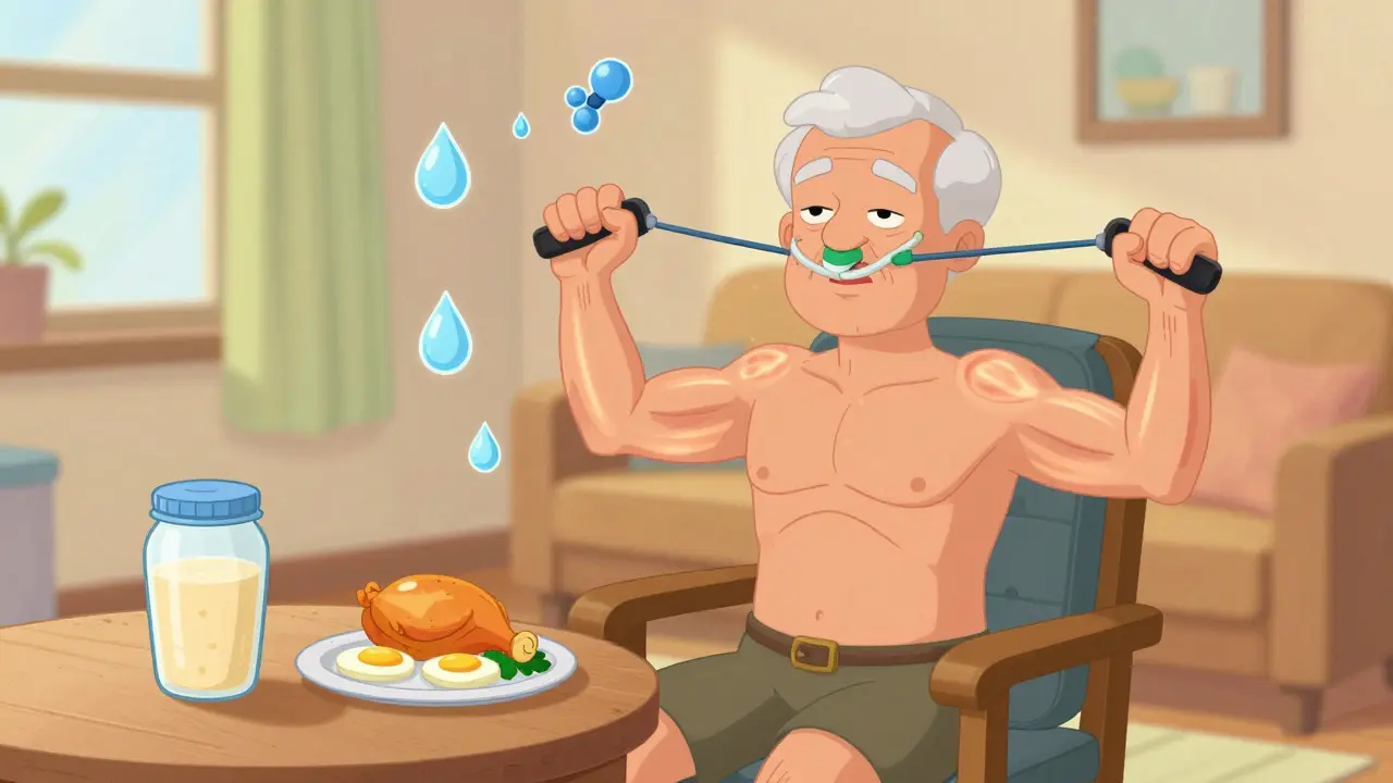 Sarcopenia in COPD: How Nutrition and Resistance Training Can Improve Strength and Survival