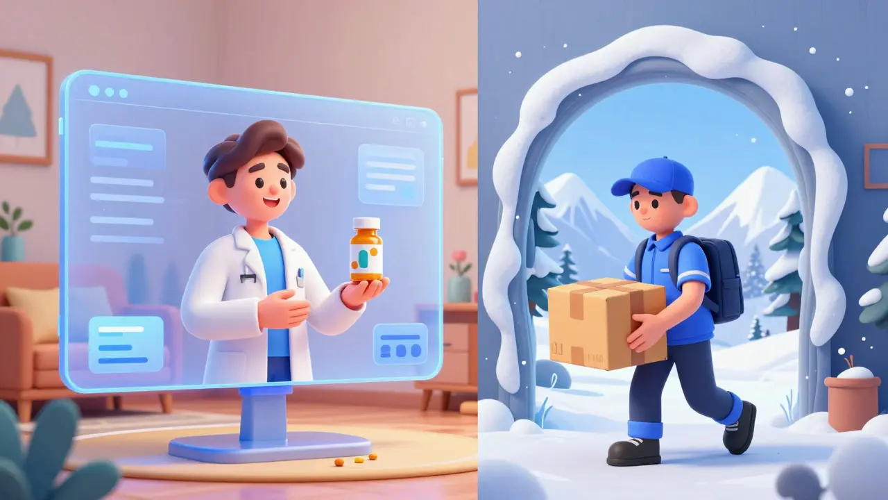 Digital ordering and delivery concept art